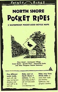 Massachusetts, North Shore, Bicycle Map by Rubel BikeMaps