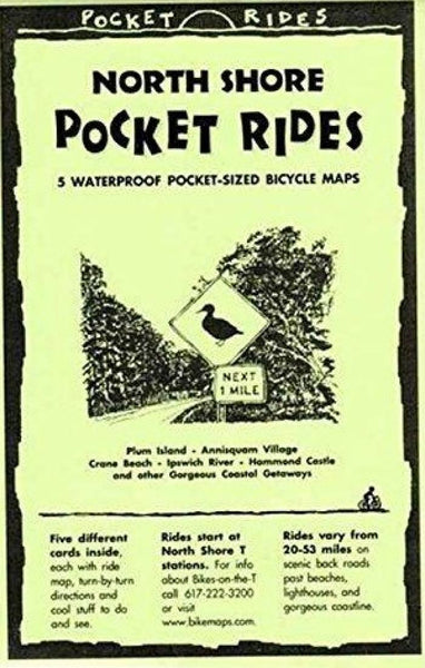Cover of Massachusetts, North Shore, Bicycle Map 