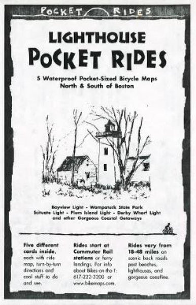 Cover of Boston, North and South, Lighthouses, Bicycle Map 