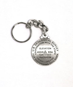Mt. Katahdin, Baxter State Park, Maine keychain by Geo-Situ