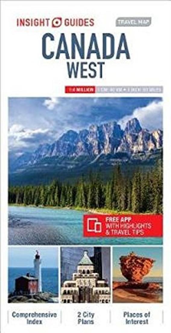 Cover of Canada West : Insight Guides Travel Map by Insight Guides 