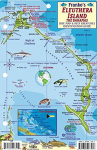 Bahamas Map & Fish Card, Eleuthera Island by Frankos Maps Ltd.