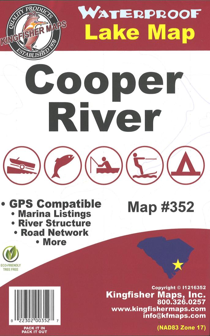 Cover of Cooper River Lake Map by Kingfisher Maps, Inc.