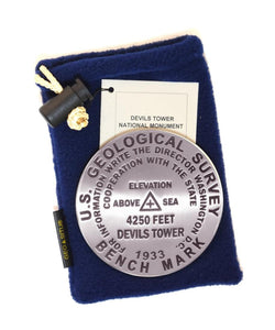 Devils Tower National Monument, Wyoming Paperweight by Geo-Situ