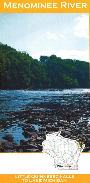Cover of Menominee River Fishing Map by Wilderness Adventures Press