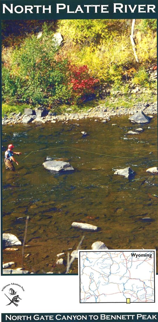 Cover of North Platte River Fishing Map by Wilderness Adventures Press