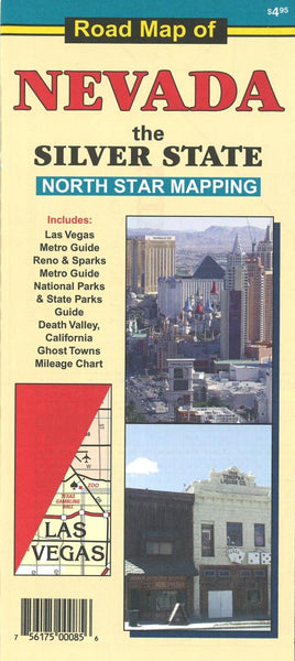 Cover of Road Map of Nevada: the Silver State by North Star Mapping