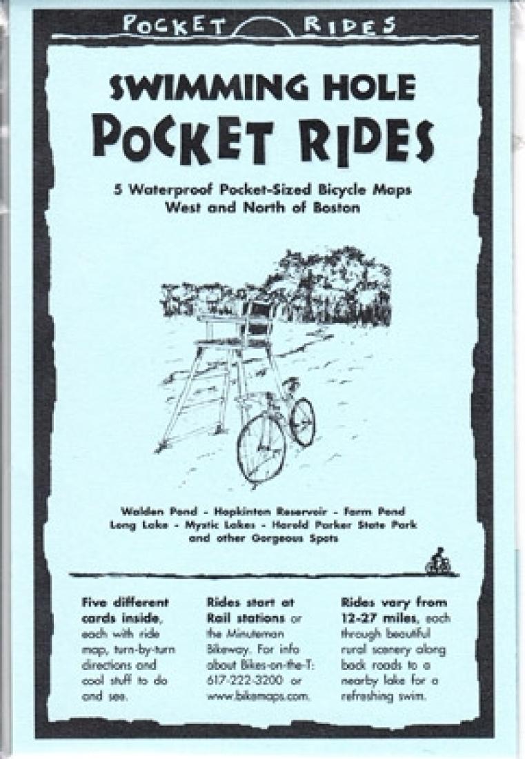 Cover of Boston, West/North, Swimming Holes, Lam Biking Map Cards 