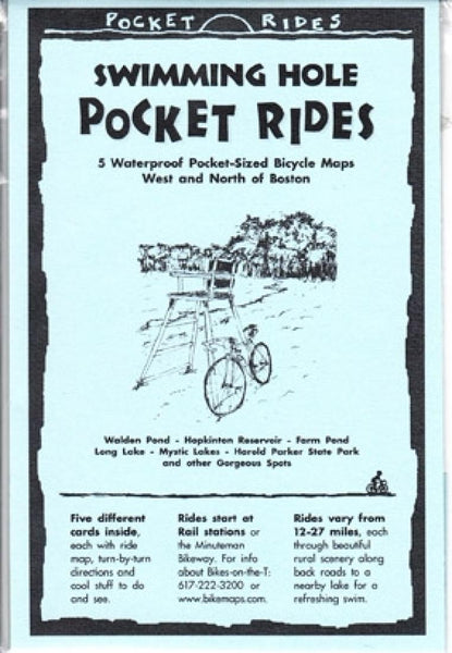 Cover of Boston, West/North, Swimming Holes, Lam Biking Map Cards 