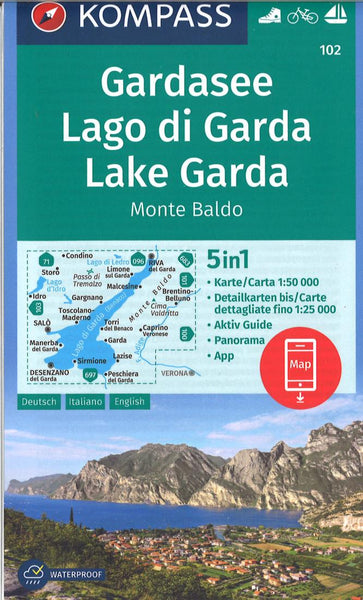 Cover of Unterengadin Bassa Engadina Hiking Map By Kompass