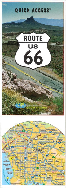 Cover of Historic Route 66, Quick Access Map by Global Graphics