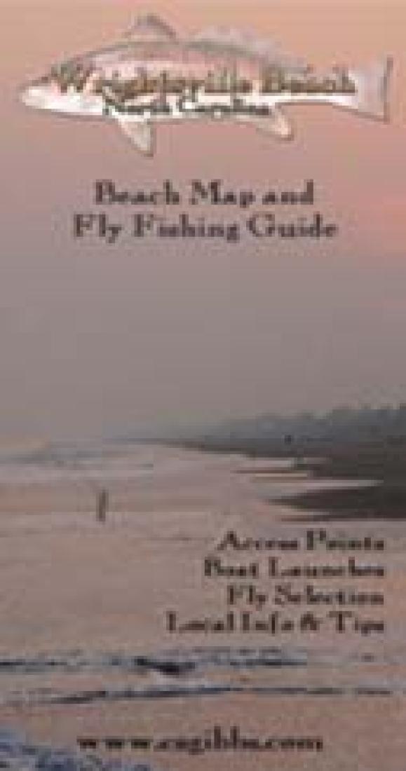 Cover of Wrightsville Beach NC River Map and Fly Fishing Guide by Fishwater Maps