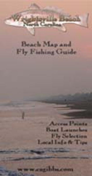 Cover of Wrightsville Beach NC River Map and Fly Fishing Guide by Fishwater Maps