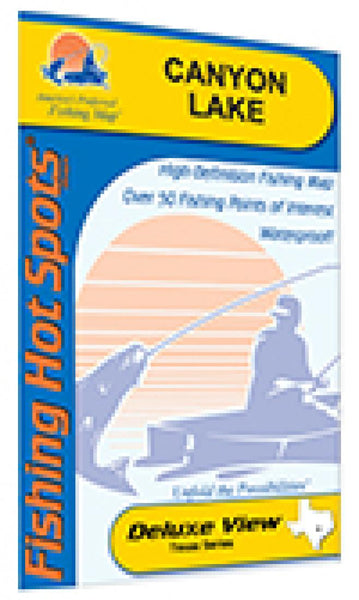 Cover of Canyon Lake Fishing Map by Fishing Hot Spots