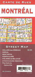 Montreal, Canada Street Map by GM Johnson