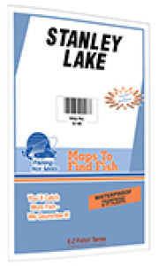Stanley Lake Fishing Map by Fishing Hot Spots