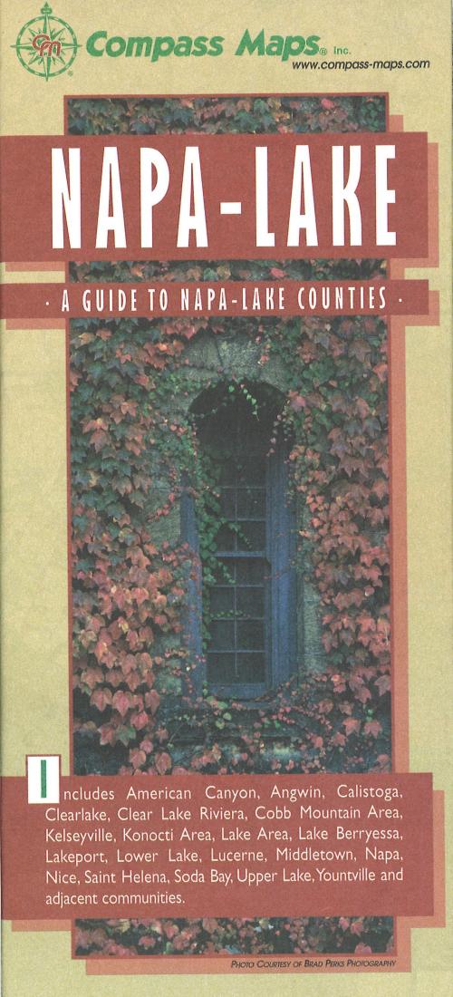 Cover of Napa & Lake County Winery Locations