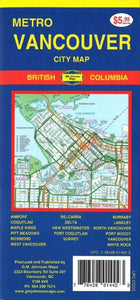 Vancouver Metro, City Map by GM Johnson