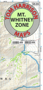 Mount Whitney Zone, California Trail Map by Tom Harrison Maps