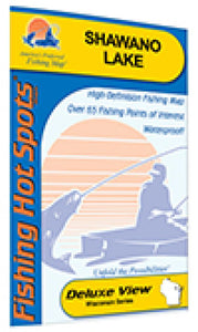 Shawano Lake (Shawano Co) Fishing Map by Fishing Hot Spots