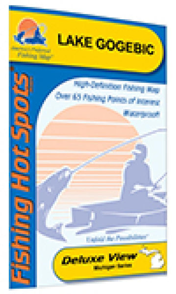 Cover of Lake Gogebic Fishing Map by Fishing Hot Spots