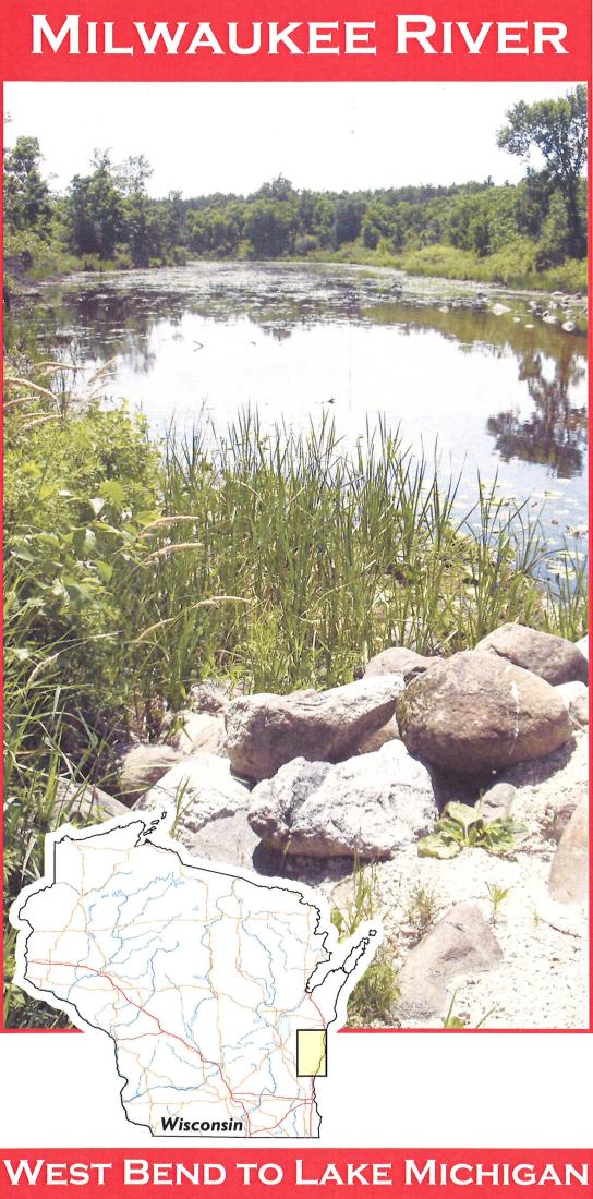 Cover of Milwaukee River: West Bend to Lake Michigan by Wilderness Adventures Press