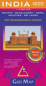 India Road Map by GiziMap