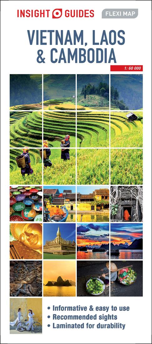 Cover of Vietnam, Cambodia and Laos : Insight Guides Flexi Map by Insight Guides 