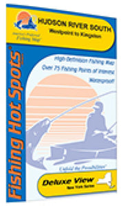 Hudson River-South (West Point-Kingston) Fishing Map by Fishing Hot Spots