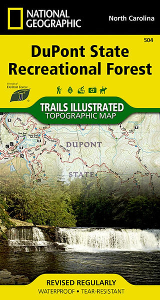 DuPont State Recreational Forest : Trails illustrated : topographic map by National Geographic