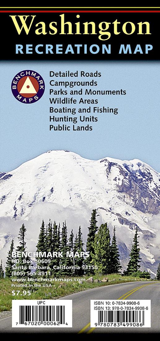 Washington : recreation map : The Evergreen State
