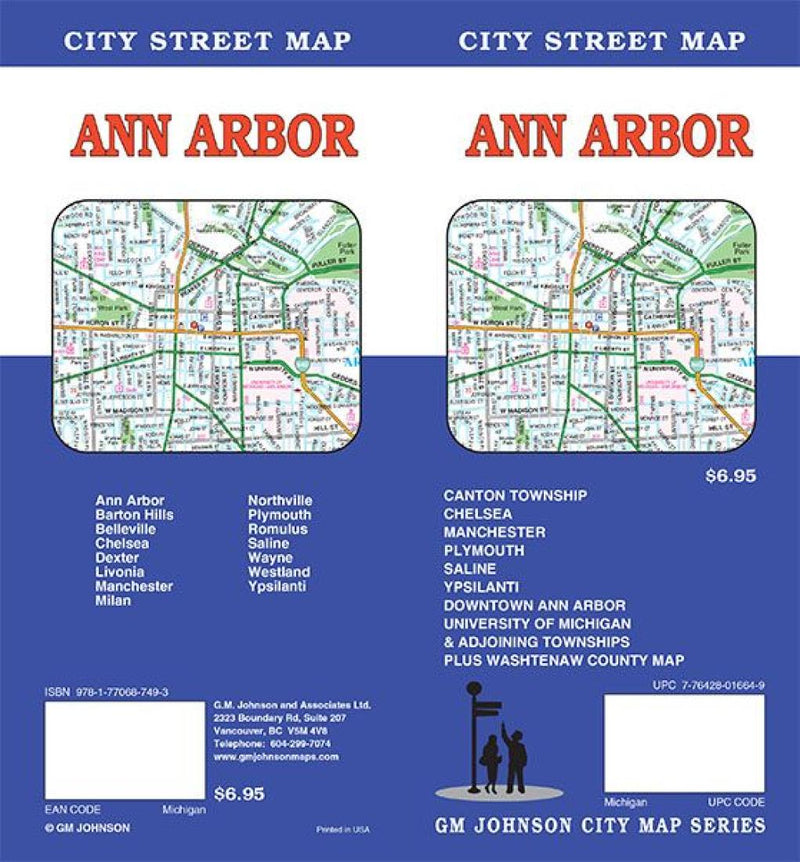 Cover of Ann Arbor, Michigan by GM Johnson