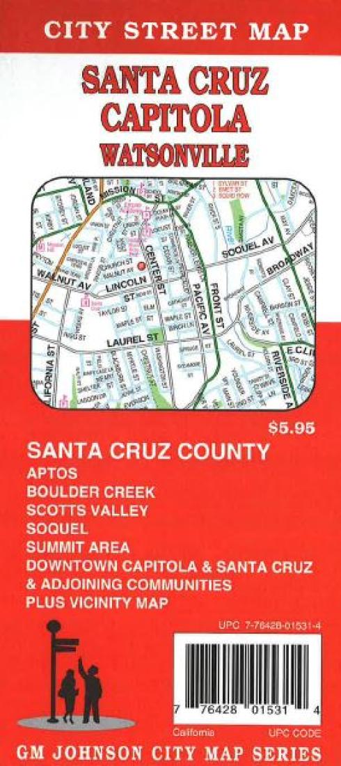 Cover of Santa Cruz, Watsonville and Capitola, California by GM Johnson