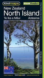 North Island, New Zealand, Pathfinder Map by Kiwi Maps