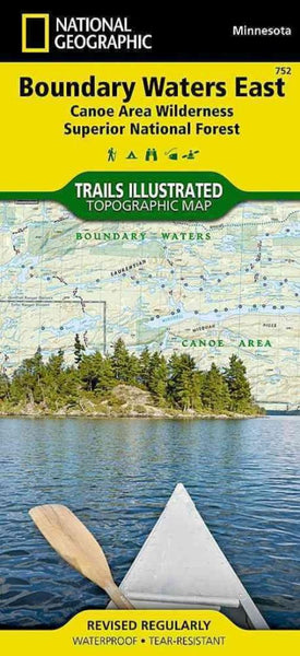 Boundary Waters Canoe Area Wilderness east : Superior National Forest : Minnesota, USA = Boundary Waters east : Canoe Area Wilderness : Superior National Forest by National Geographic