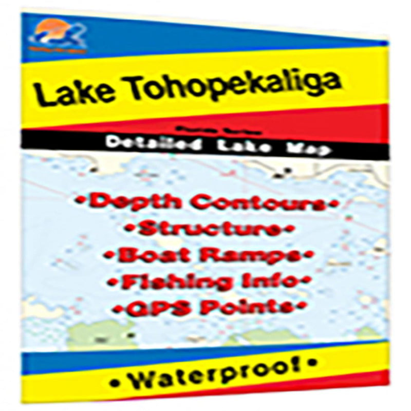 Cover of Lake Tohopekaliga Fishing Map by Fishing Hot Spots
