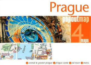 Prague, Czech Republic, PopOut Map by PopOut Products