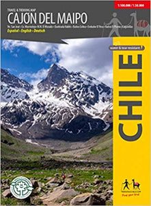 Cajon Del Maipo - Travel & Trekking Map by Trekking Chile