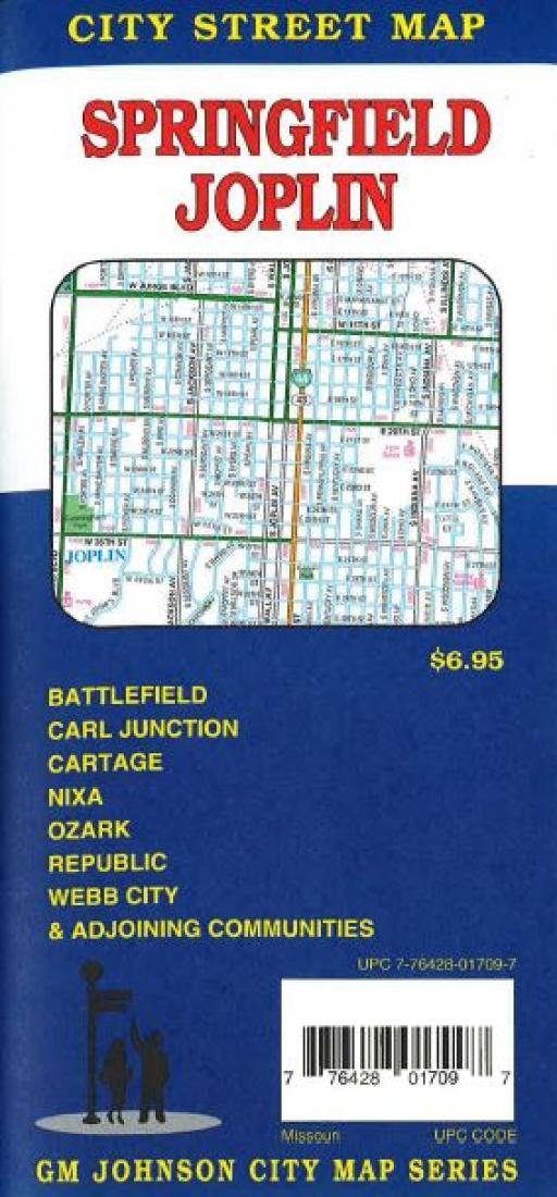 Cover of Springfield and Joplin, MO by GM Johnson