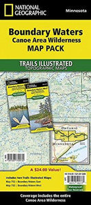 Boundary Waters Canoe Area Wilderness : map pack by National Geographic