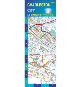Charleston and South Charleston, West Virginia, Pearl Map, laminated by GM Johnson