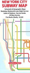New York City Subway Map by Tauranac Press