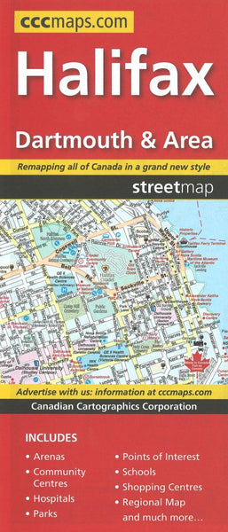 Cover of Halifax, Dartmouth and Area Street Map 