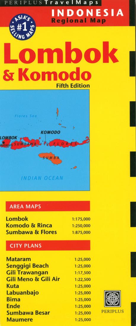 Cover of Lombok and Komodo, Indonesia by Periplus Editions