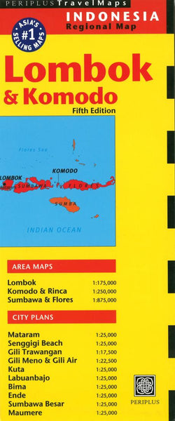 Cover of Lombok and Komodo, Indonesia by Periplus Editions