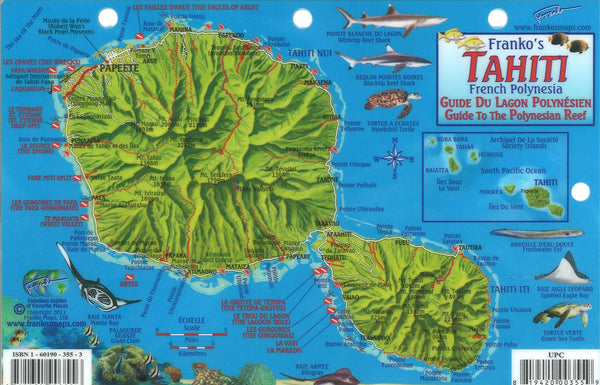 Cover of Tahiti, French Polynesia, Guide to the Polynesian Reef