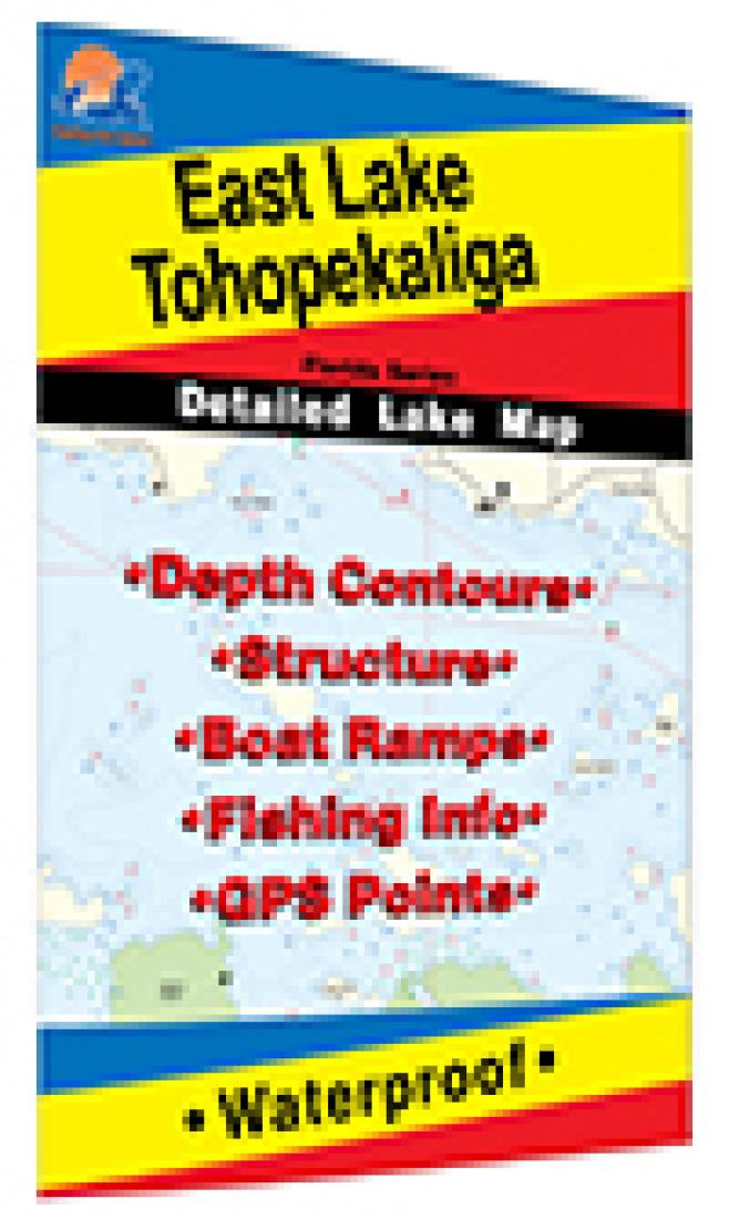 Cover of East Lake Tohopekaliga Fishing Map by Fishing Hot Spots