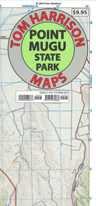 Point Mugu State Park, California Trail Map by Tom Harrison Maps