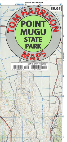 Cover of folded Map of Point Mugu State Park, California by Tom Harrison Maps