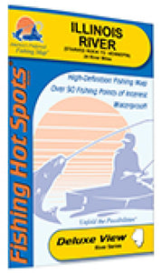 Illinois River (Starved Rock to Hennepin) Fishing Map by Fishing Hot Spots